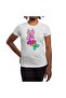 Men's and Women's White T-Shirt - Cat at Dance with Skirt Pattern - 3