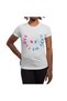Men's and Women's Unisex White T-Shirt -'I Love Dice but Dice Hate Me' Design - 3