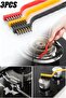 Set of 3 Small Cleaning Brushes - for Cooker, Joint, Airfryer - 2