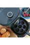 Airfryer Silicone 7-Piece Muffin Cake Pan - Cake and Pastry Baking Pan Silicone Mold Black (BPA Free) - 4