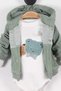 Baby Boy 3-Piece Seasonal Hooded Bear Detailed Cute 3-Piece Bodysuit - 3