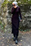 Women's Ribbed Knitwear Dress - 3