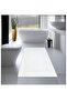 Cotton Woven Water Absorbent Bath Mat, Bathroom Rug Vera 60X100 cm White