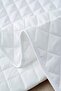 Mattress Pad 100% Cotton Quilted Elastic Liquid-Proof Mattress Protector Single-Double-Baby White Mattress Pad - 5