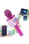 Karaoke Mikrofon Pembe Speaker Bluetooth - 2