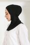 Black Bonnet with Neck Collar