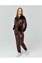 Women's Stone-Embellished Ribbed Hem Velvet Set - 3