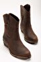 Crazy Leather Women's Cowboy Boots - Brown - 3