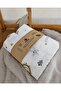 100% Organic Cotton Muslin Blanket Set 2 Pack 100x90 cm Rabbit and Stars - 3