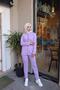 Hooded Tracksuit Set with Pocket Details BRC1602 Lilac - 3
