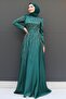 Emerald Suay Hijab Evening Dress
