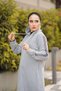 Cape & Abaya - Gray - Long - 4