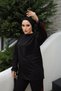 Double Set with Lace-up Sleeves BRC1301 Black Burgundy - 2