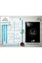 Tyt Checkered Mathematics School Notebook with Subject Narrative 3 Large Posters 96 Stickers Gift 9-10-11-12. Grade - 8