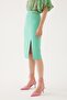 Slim Fit Skirt with Chain Detail - 4