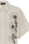 Floral and White Shirt Design - 7