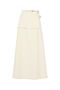 Regular Midi Skirt with Belt Detail - 7