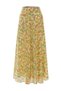 Lined and Decorated Skirt with Colorful Polka Dots - 5
