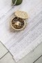 Soft Patterned Runner Yellow Washable Woven Carpet Fringed Non-Slip Base Chenille Hallway Carpet 7947 - 5