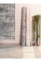Antique Patterned Gray Carpet Washable Non-Slip Base Chenille Machine Bedroom Carpet 7204 - 8