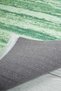 Abstract Patterned Green Runner Washable Entrance Chenille Hallway Carpet 7359 - 6