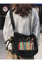 Taylor Swift Book Album Book Tote Bag, Cloth Bag, Black Canvas Messenger Bag, School Bag