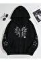 Hooded Zippered Unisex Sweat Cardigan