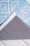 Scandinavian Patterned Light Blue Runner Washable Entrance Chenille Hallway Carpet 7727 - 6