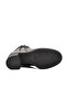 9895 Black Genuine Leather Women's Boots with Fleece Inside - 5