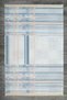 Bohemian Patterned Gray Blue Beige Runner Washable Entrance Chenille Hallway Carpet 7555