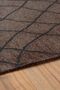 Moreno Viscose Woven Carpet Non-Slip Base Washable Dark Brown Living Room Carpet 1212 - 5