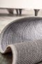 Abstract Patterned Cream Washable Non-Slip Chenille Hallway Living Room Kitchen Carpet 7827 - 5