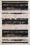 Bohemian Patterned Carpet Black Washable Chenille Machine Carpet Fringed Non-Slip Base Carpet 7513
