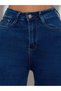 Bucha Jeans Long Length High Waist Straight Fit Jean Palazzo Loose - 2