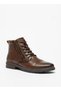 Textured Chukka Boots with Zip Closure