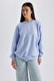 Relaxed Cut Crew Neck Thin Sweatshirt - B1715ax23au - 3