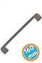 Furniture Kitchen Cabinet Drawer Cabinet Door Metal Handle Handle Handles Smoked Oval 160 mm