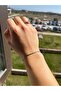 Stainless/Anti-Tarnish Letter Detail Chain Bracelet Silver Chain with Letter - 4
