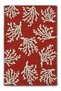 Berlin Marine Yacht Collection Red Coral Patterned Woven Base Carpet Berlin1340