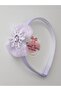 Zircon Stone Bow Tulle Children's Crown - Snowflake - 3