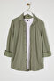 Light Khaki Regular Fit Casual Comfortable Knitted Fabric Winter Shirt Tmnaw25Go00030