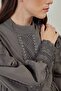 Mink Dress with Lace Details - 3