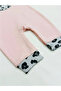 Embroidered Non-Booties Cotton Baby Girl Jumpsuit - 3