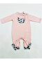 Embroidered Non-Booties Cotton Baby Girl Jumpsuit