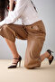 Feronia Brown Matte 10 cm Women's Stiletto, High Heels - 4