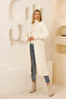 Long Cut Hair Knitted Cardigan - Ecru
