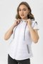 Women's Combed Cotton Hooded Inflatable Vest Cty-Şim- 245012 - 2