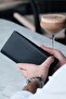 Alba - Leather Wallet with Phone Compartment - Genuine Leather Wallet - Long Wallet with Phone Compartment - Black Unisex - 7