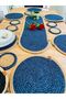 14-Piece Jute Straw Placemat Set - Runner, Basket and Cup Holder - 3