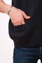 Wool Steel Knitted Sleeveless Knitwear Vest - Navy Blue - 6